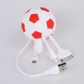 Football-shaped  data cable