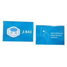 Microfiber mobile phone cleaning sticker -NAO