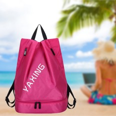 Waterproof backpack with shoe bag