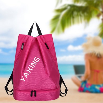 Waterproof backpack with shoe bag