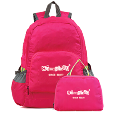 Portable foldable backpack