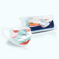 3-ply disposable mask with custom packing