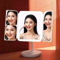 Desktop Folding Three Sides LED Makeup Mirror