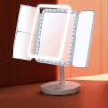 Desktop Folding Three Sides LED Makeup Mirror