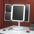 Desktop Folding Three Sides LED Makeup Mirror