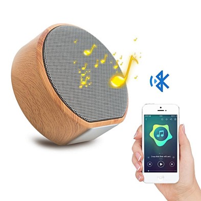 Wood Grain Bluetooth Speaker