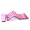 Foldable soft silicon bluetooth keyboard