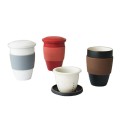 Portable Brigade Ceramic Filter Tea Cup