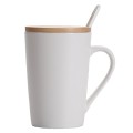 Wood Cover Ceramic Mug 400ml