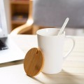 Wood Cover Ceramic Mug 400ml