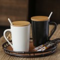 Wood Cover Ceramic Mug 400ml