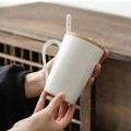 Wood Cover Ceramic Mug 400ml