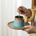 創意陶瓷咖啡木星杯碟套裝