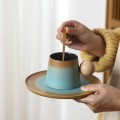 Creative Ceramic Coffee Jupiter Cup and Saucer Set