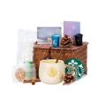 Ceramic Mug Rattan Gift Box Set