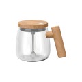 Portable Self-stirring Glass Coffee Cup