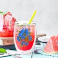 Double wall glass coffee cup