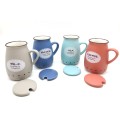 Ceramic Cup with Electronic Heating Coasters