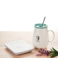 Ceramic Cup with Electronic Heating Coasters