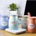 Ceramic Cup with Electronic Heating Coasters