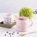 Marble pattern ceramic cup