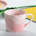Marble pattern ceramic cup