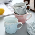 Marble pattern ceramic cup