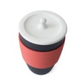 Ceramic cup with lid