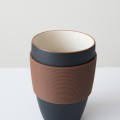 Ceramic cup with lid