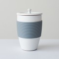 Ceramic cup with lid