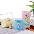 Creative Ceramic Coffee Stacked Cups 4 Set