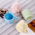 Creative Ceramic Coffee Stacked Cups 4 Set