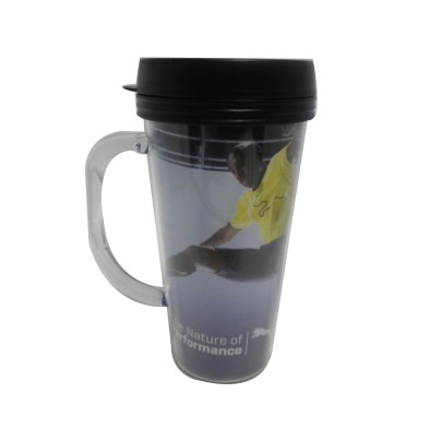 Plastic Advertising paper mug (450ml)/ plastic bottle 