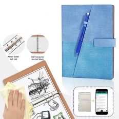 Waterproof A5 Leather Loose-leaf Smart Erasable Notebook