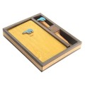 Wooden notebook