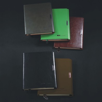 PU Hard Cover Perfect Binding Notebook  