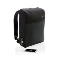 Swiss Peak 15" anti-theft RFID & USB backpack PVC free P762.371