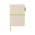 XD Design A5 Eco jute cotton notebook P773.943
