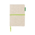XD Design A5 Eco jute cotton notebook P773.943
