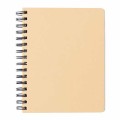 XD Design A5 Kraft spiral notebook with sticky notes P772.119