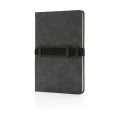 XD Design Deluxe hardcover PU notebook A5 with phone and pen holder P774.232