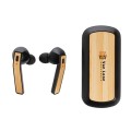 XD Design Bamboo Free Flow TWS earbuds in case P329.061