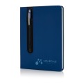 XD Design Standard hardcover PU A5 notebook with stylus pen P773.315