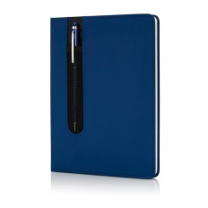 XD Design Standard hardcover PU A5 notebook with stylus pen P773.315