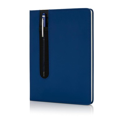 XD Design Standard hardcover PU A5 notebook with stylus pen P773.315