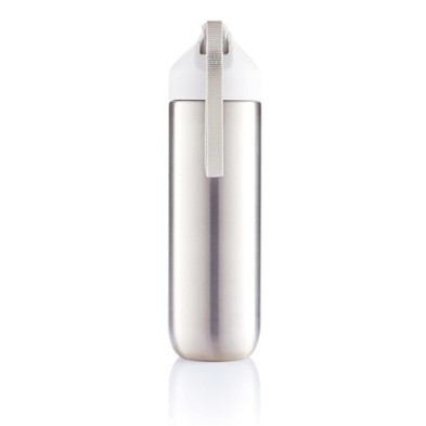 Neva water bottle metal 500ml-White P436.073