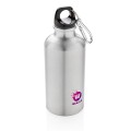 XD Design Aluminium reusable sport bottle with carabiner P436.162