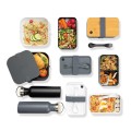 XD Design PP lunchbox with bamboo lid & spork P269.611