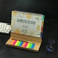 Memo-style Storage Solid Sood Desk Calendar