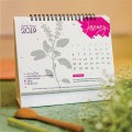 Plantable seed paper monthly calendar